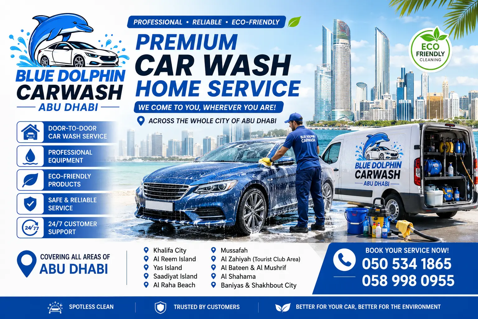 Blue Dolphin Carwash Abu Dhabi
